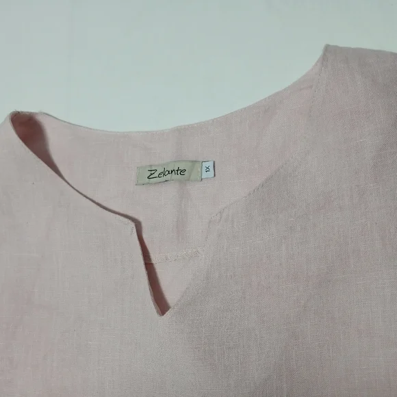 Pink Ruffled Sleeveless Top - Picture 6 of 9